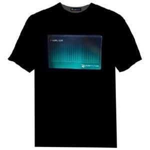 T-Qualizer ‘Techno Green’ LED Equalizer T-Shirt